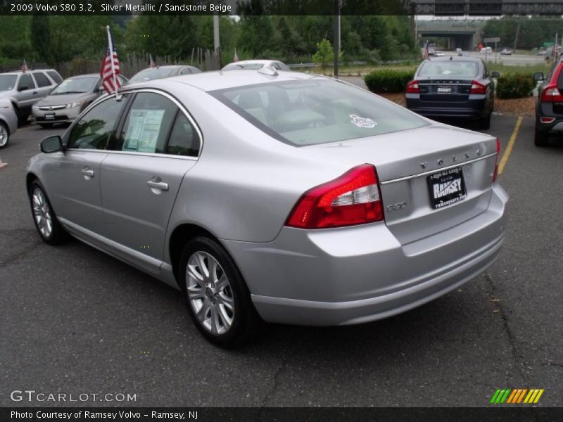 Silver Metallic / Sandstone Beige 2009 Volvo S80 3.2