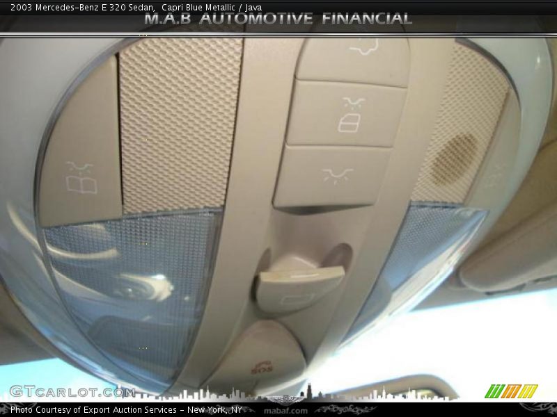 Capri Blue Metallic / Java 2003 Mercedes-Benz E 320 Sedan
