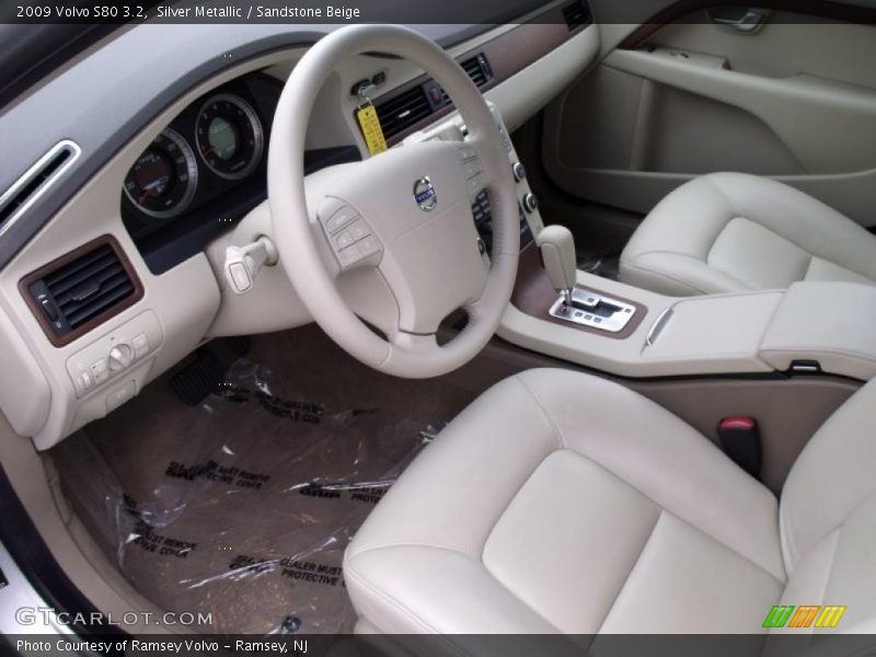 Silver Metallic / Sandstone Beige 2009 Volvo S80 3.2