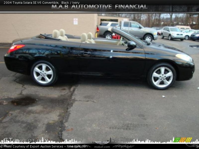 Black / Ivory 2004 Toyota Solara SE V6 Convertible