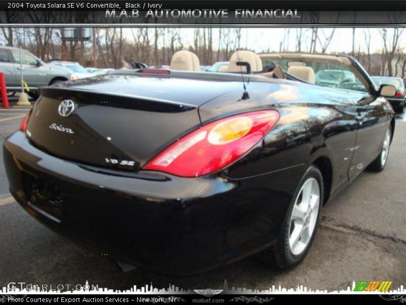 Black / Ivory 2004 Toyota Solara SE V6 Convertible