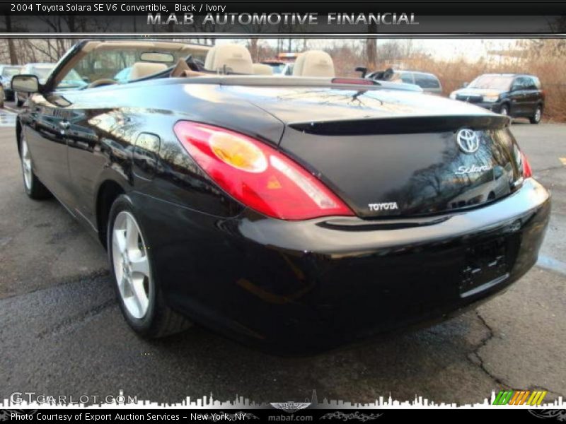 Black / Ivory 2004 Toyota Solara SE V6 Convertible