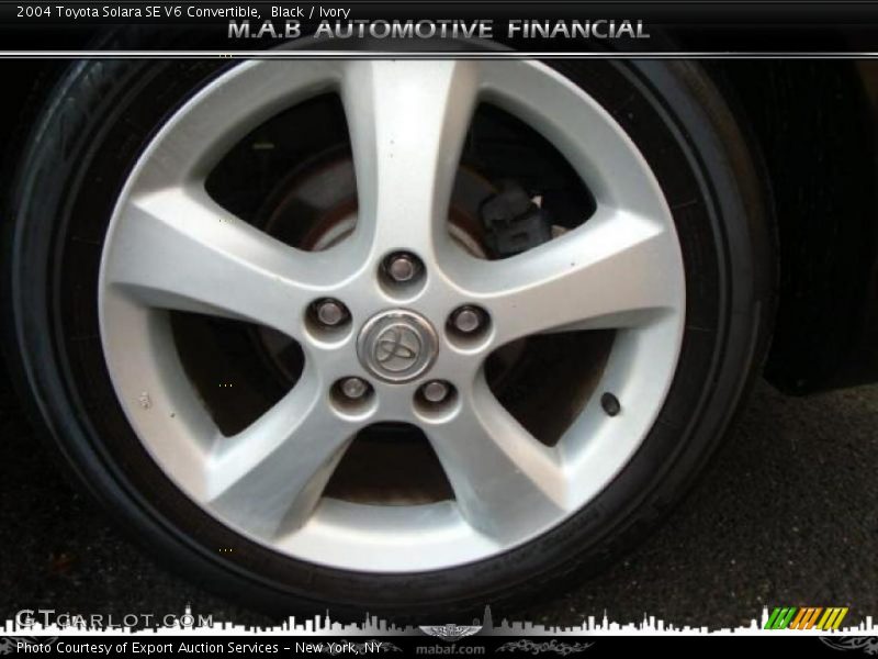 Black / Ivory 2004 Toyota Solara SE V6 Convertible