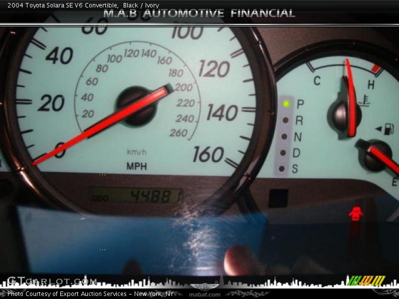 Black / Ivory 2004 Toyota Solara SE V6 Convertible