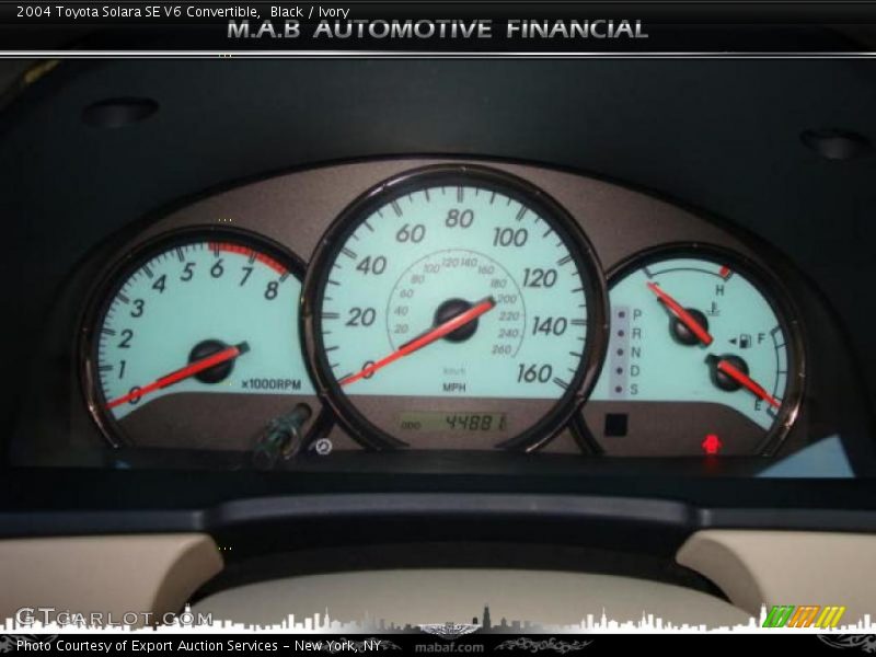 Black / Ivory 2004 Toyota Solara SE V6 Convertible