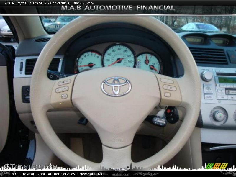 Black / Ivory 2004 Toyota Solara SE V6 Convertible