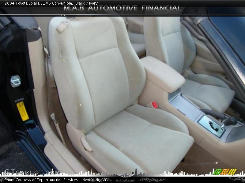 Black / Ivory 2004 Toyota Solara SE V6 Convertible