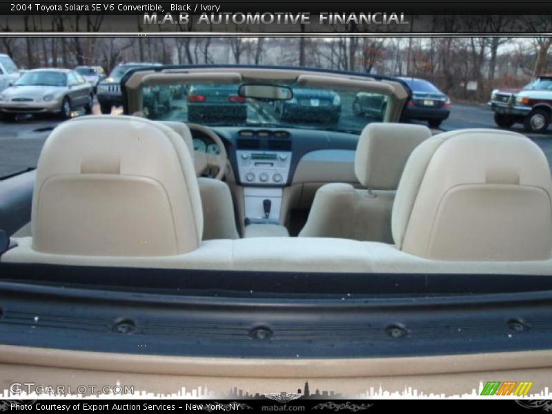 Black / Ivory 2004 Toyota Solara SE V6 Convertible