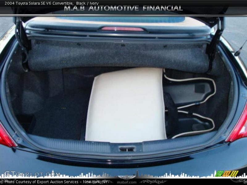 Black / Ivory 2004 Toyota Solara SE V6 Convertible