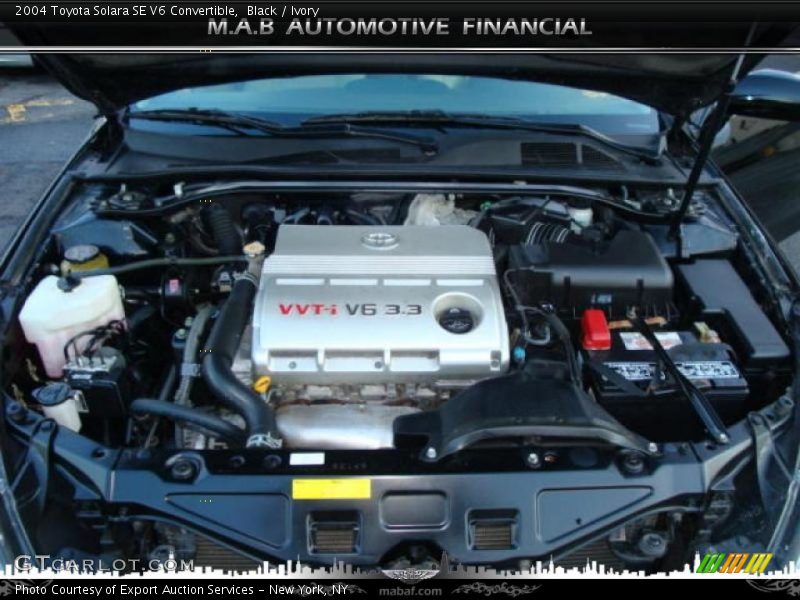 Black / Ivory 2004 Toyota Solara SE V6 Convertible