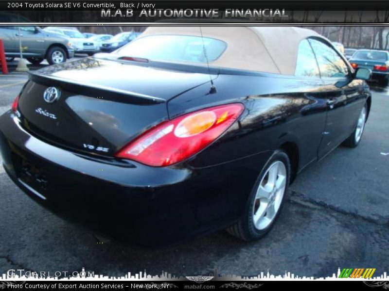 Black / Ivory 2004 Toyota Solara SE V6 Convertible