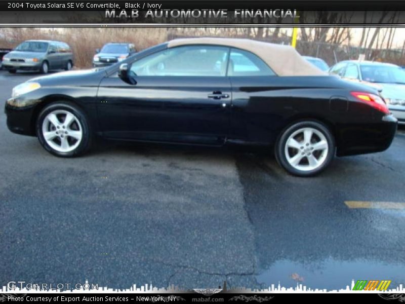 Black / Ivory 2004 Toyota Solara SE V6 Convertible