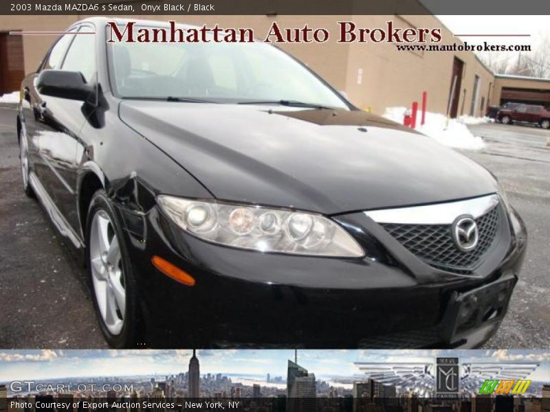 Onyx Black / Black 2003 Mazda MAZDA6 s Sedan