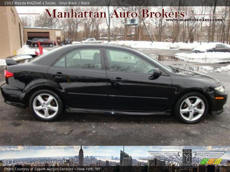 Onyx Black / Black 2003 Mazda MAZDA6 s Sedan