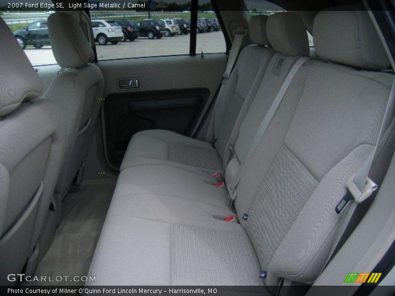 Light Sage Metallic / Camel 2007 Ford Edge SE