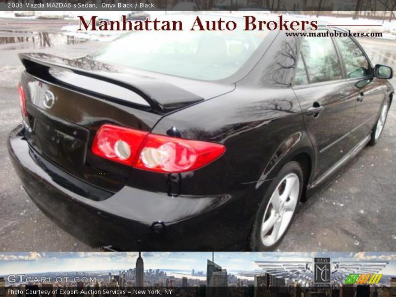 Onyx Black / Black 2003 Mazda MAZDA6 s Sedan