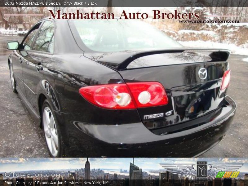 Onyx Black / Black 2003 Mazda MAZDA6 s Sedan