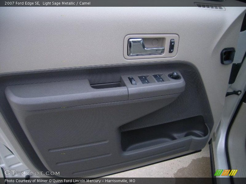 Light Sage Metallic / Camel 2007 Ford Edge SE