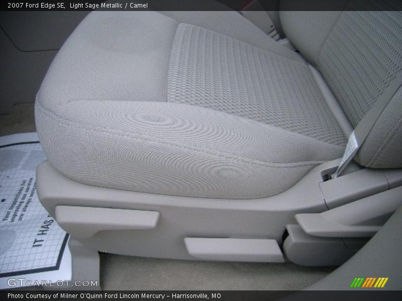 Light Sage Metallic / Camel 2007 Ford Edge SE