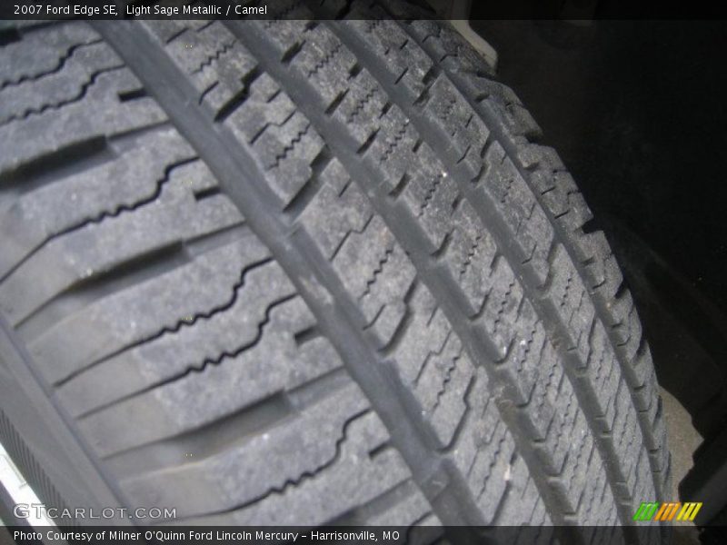 Light Sage Metallic / Camel 2007 Ford Edge SE