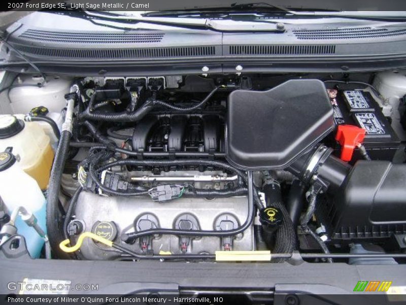 Light Sage Metallic / Camel 2007 Ford Edge SE