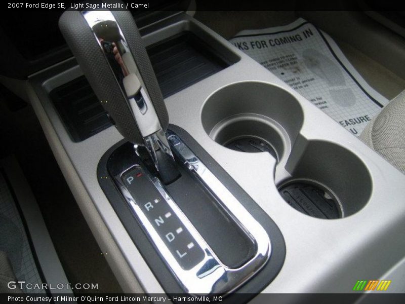 Light Sage Metallic / Camel 2007 Ford Edge SE