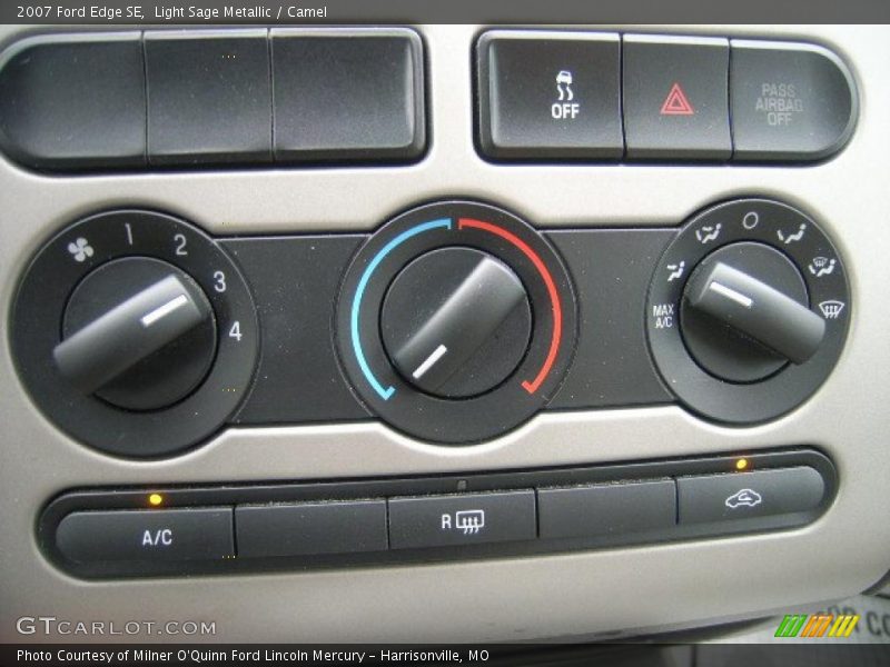 Light Sage Metallic / Camel 2007 Ford Edge SE