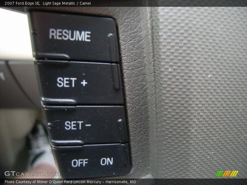 Light Sage Metallic / Camel 2007 Ford Edge SE