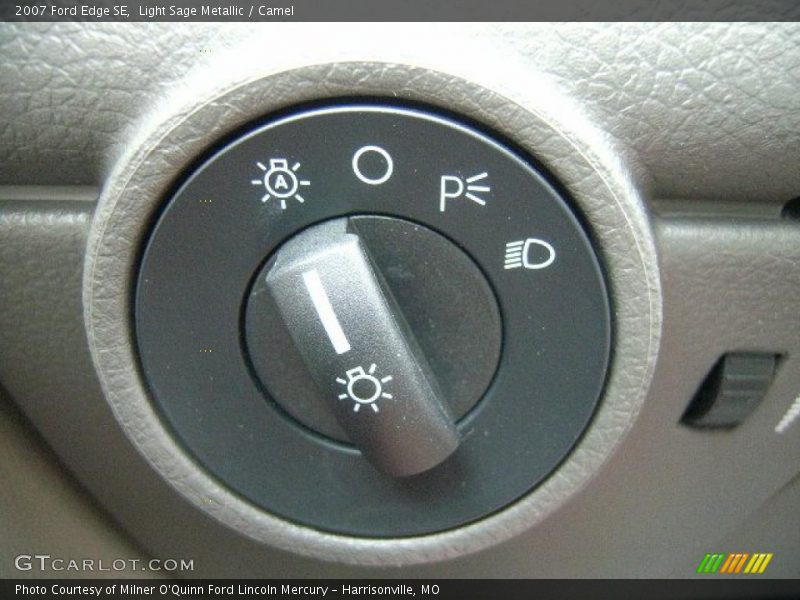Light Sage Metallic / Camel 2007 Ford Edge SE