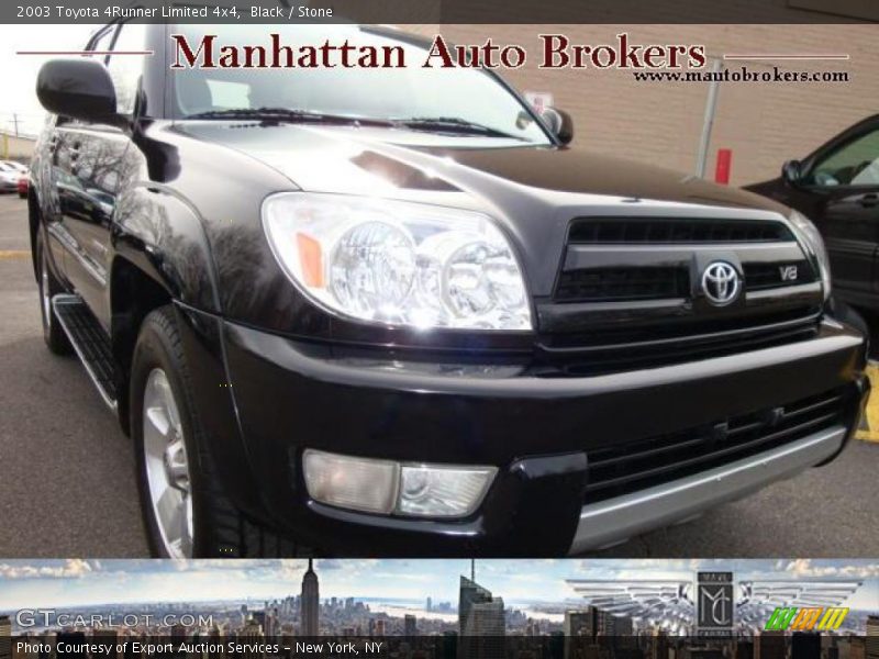 Black / Stone 2003 Toyota 4Runner Limited 4x4