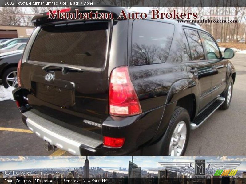 Black / Stone 2003 Toyota 4Runner Limited 4x4