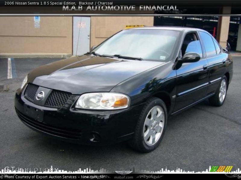Blackout / Charcoal 2006 Nissan Sentra 1.8 S Special Edition
