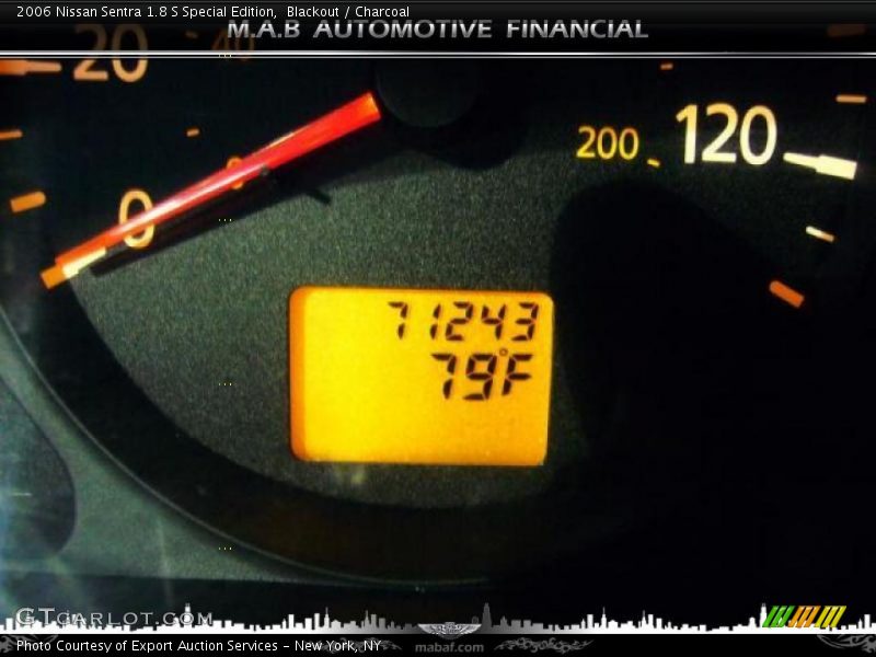 Blackout / Charcoal 2006 Nissan Sentra 1.8 S Special Edition