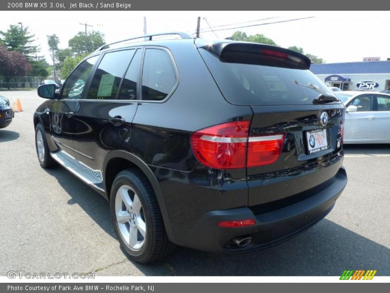 Jet Black / Sand Beige 2008 BMW X5 3.0si