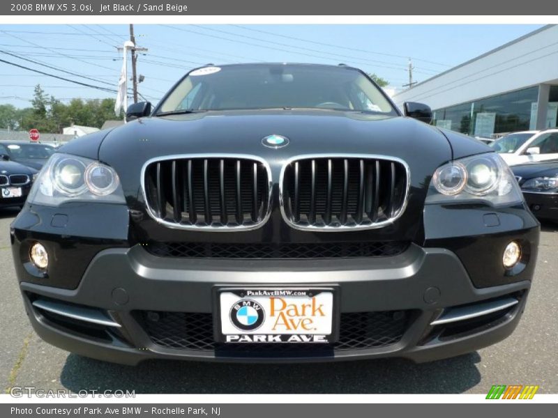 Jet Black / Sand Beige 2008 BMW X5 3.0si