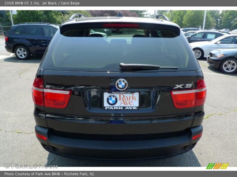 Jet Black / Sand Beige 2008 BMW X5 3.0si