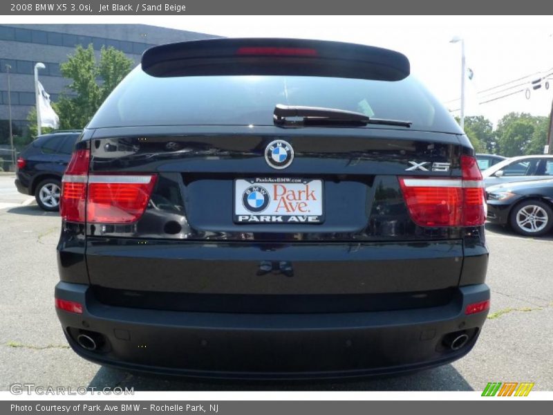 Jet Black / Sand Beige 2008 BMW X5 3.0si