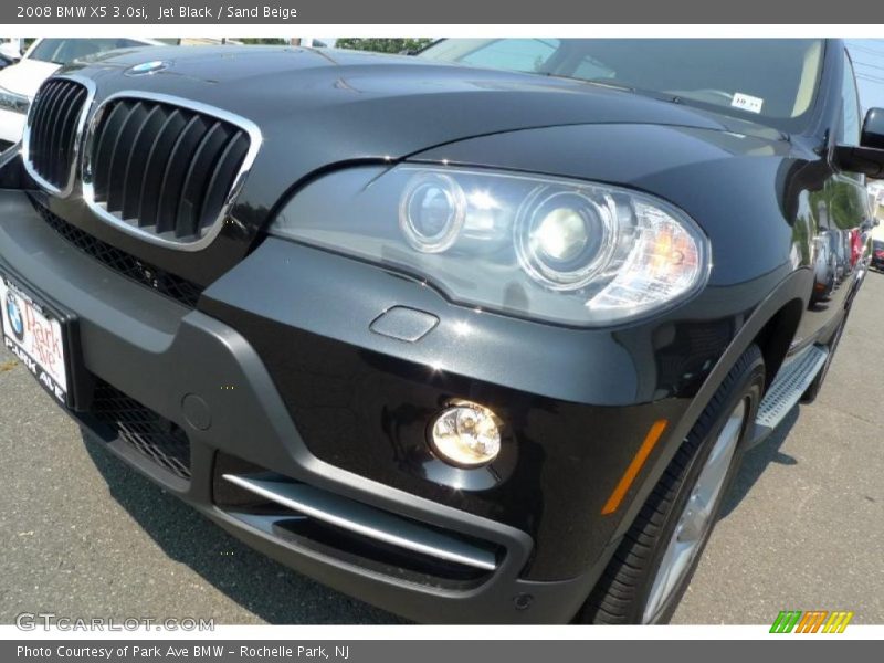 Jet Black / Sand Beige 2008 BMW X5 3.0si
