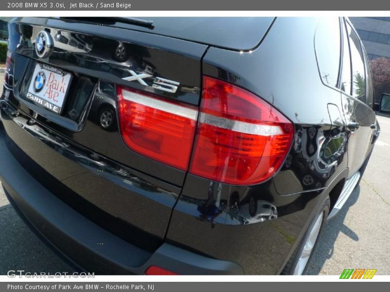 Jet Black / Sand Beige 2008 BMW X5 3.0si