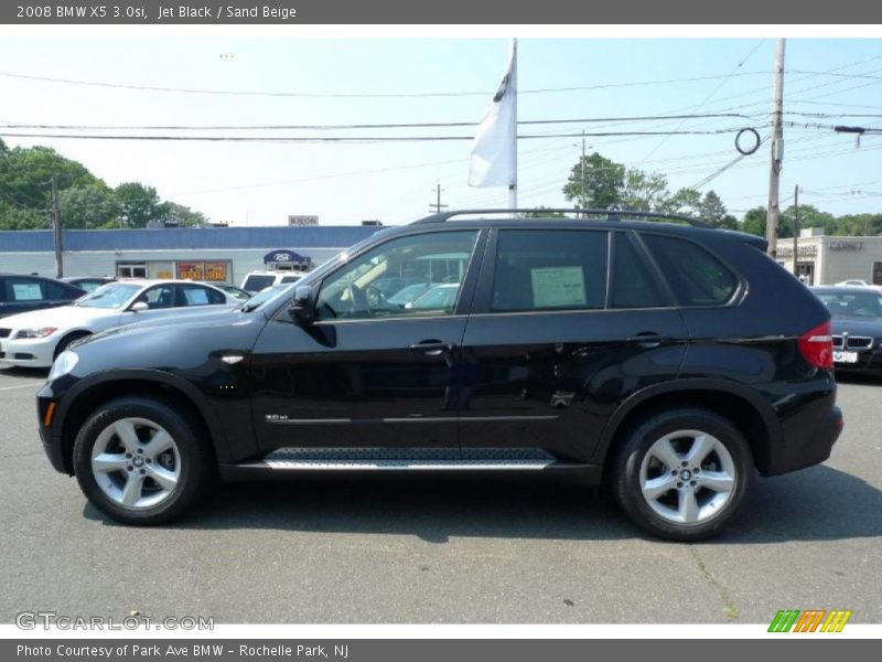 Jet Black / Sand Beige 2008 BMW X5 3.0si