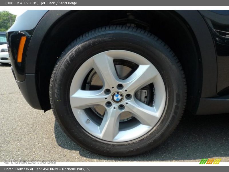 Jet Black / Sand Beige 2008 BMW X5 3.0si