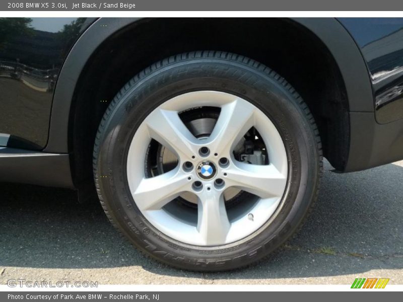 Jet Black / Sand Beige 2008 BMW X5 3.0si