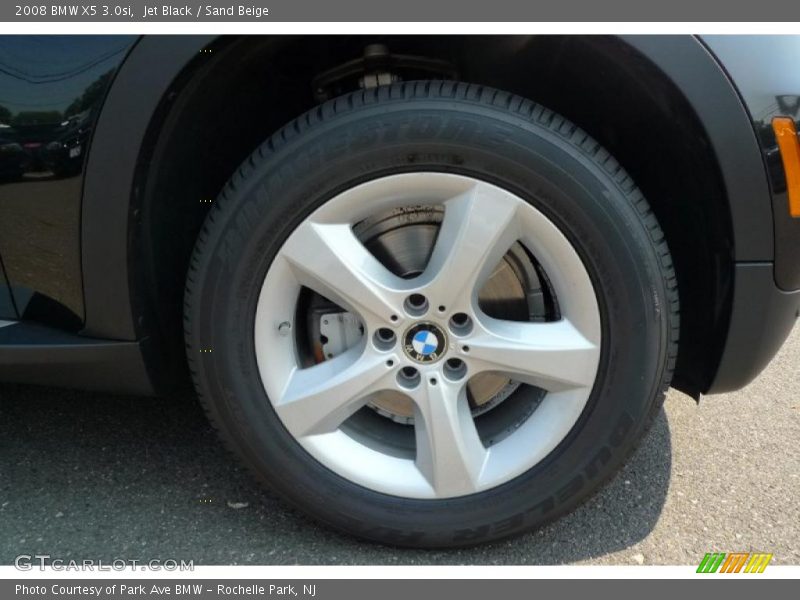 Jet Black / Sand Beige 2008 BMW X5 3.0si