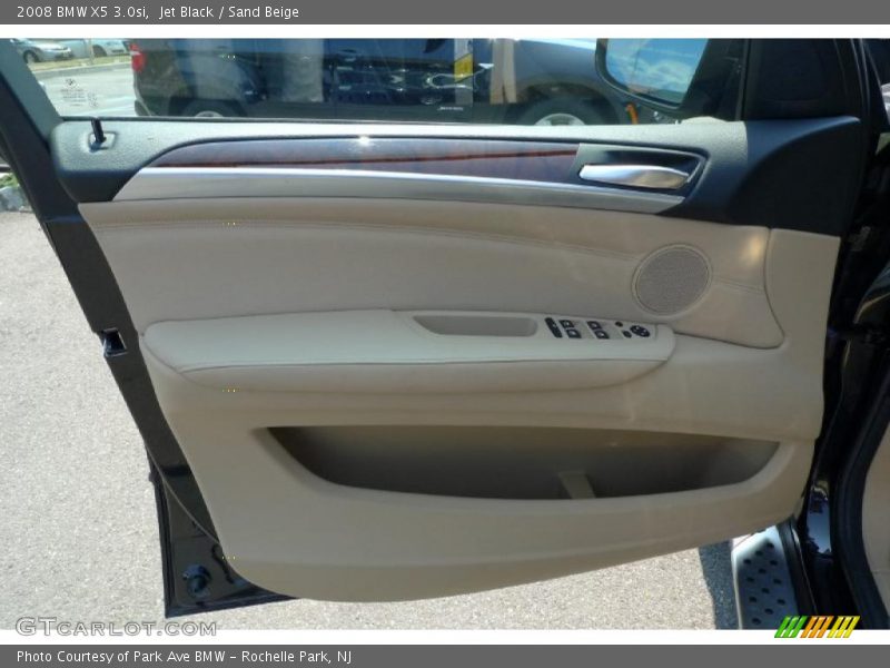 Jet Black / Sand Beige 2008 BMW X5 3.0si