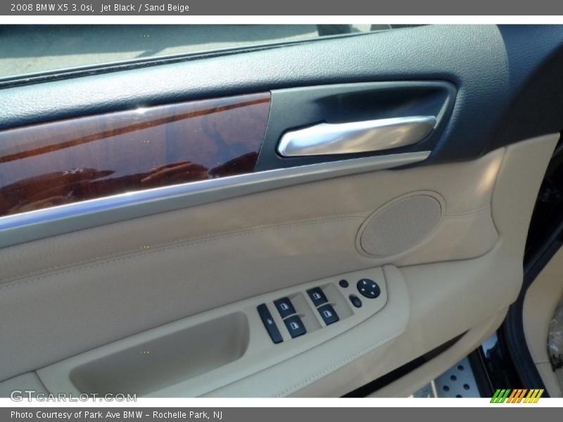 Jet Black / Sand Beige 2008 BMW X5 3.0si