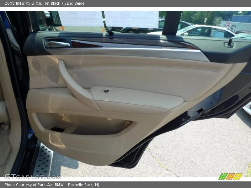 Jet Black / Sand Beige 2008 BMW X5 3.0si