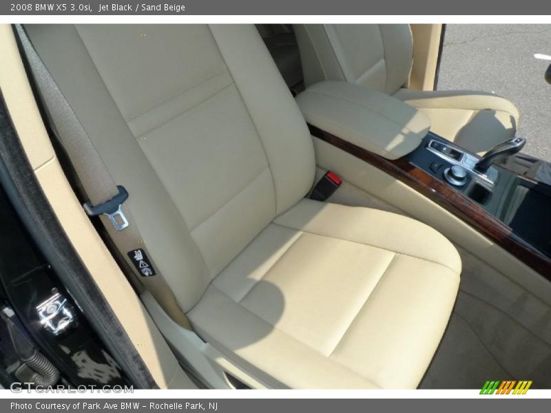 Jet Black / Sand Beige 2008 BMW X5 3.0si