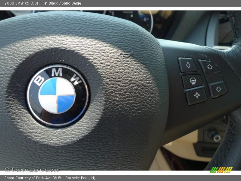Jet Black / Sand Beige 2008 BMW X5 3.0si