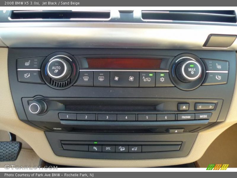 Jet Black / Sand Beige 2008 BMW X5 3.0si
