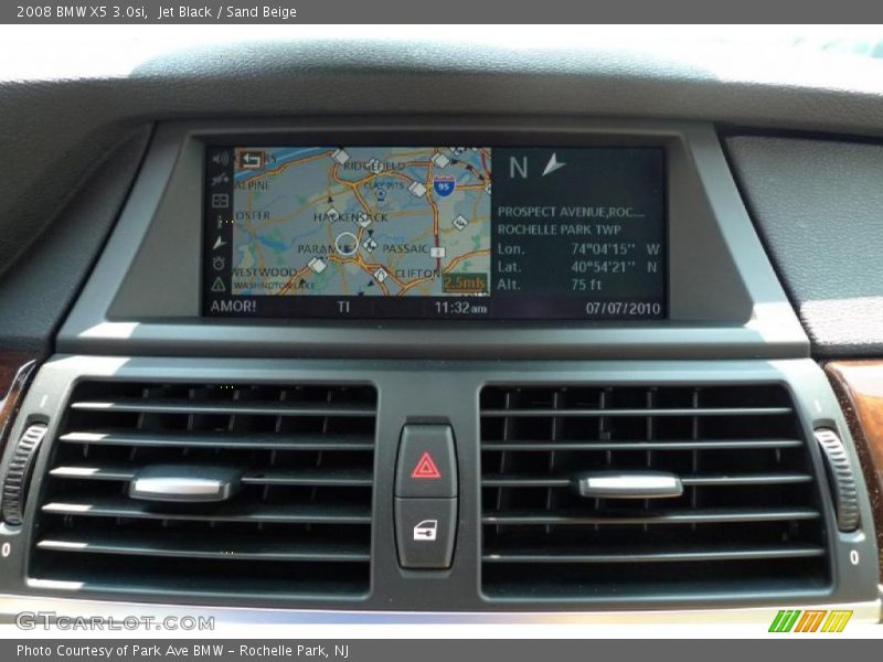 Jet Black / Sand Beige 2008 BMW X5 3.0si